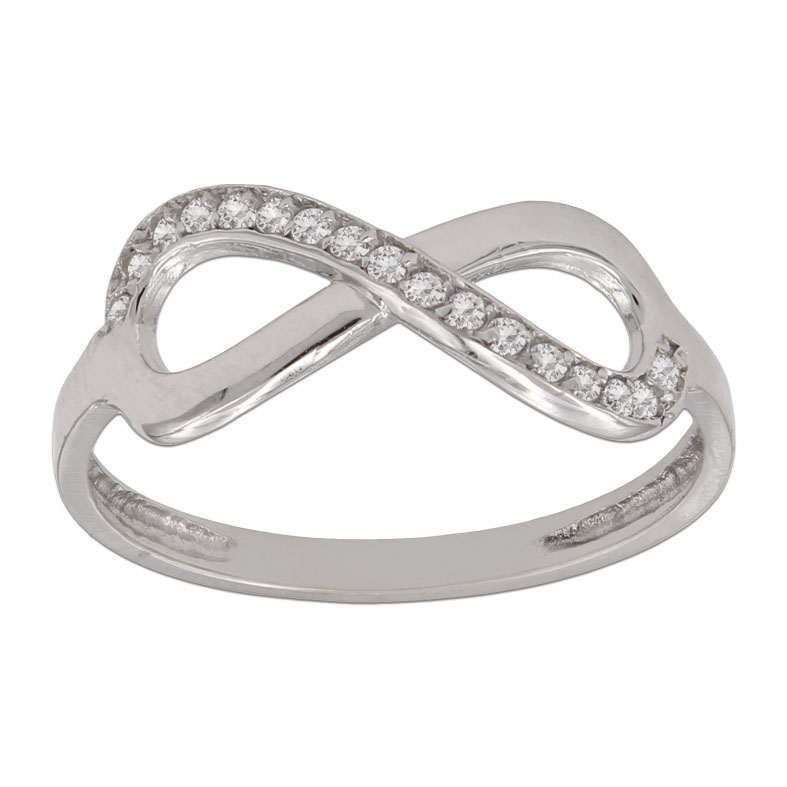 SORTIJA ORO 18KL INFINITO CIRCONITAS