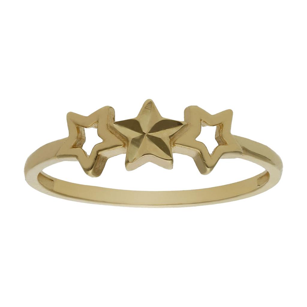 SORTIJA ORO 18KL ESTRELLAS