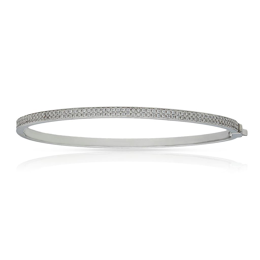 Brazalete oro 18 kt circonitas