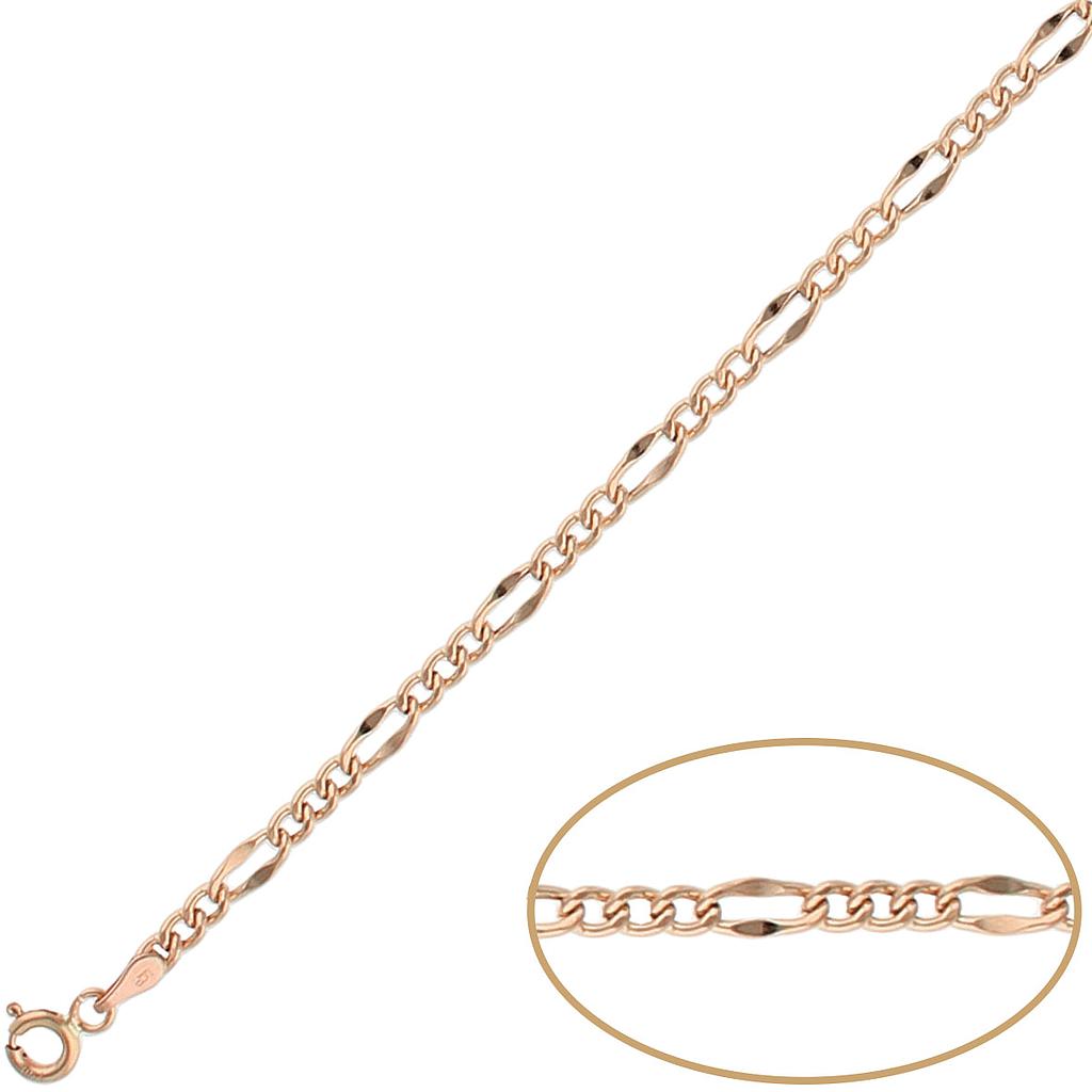 Pulsera oro 18 kt hueca 3x1 - 3.50mm