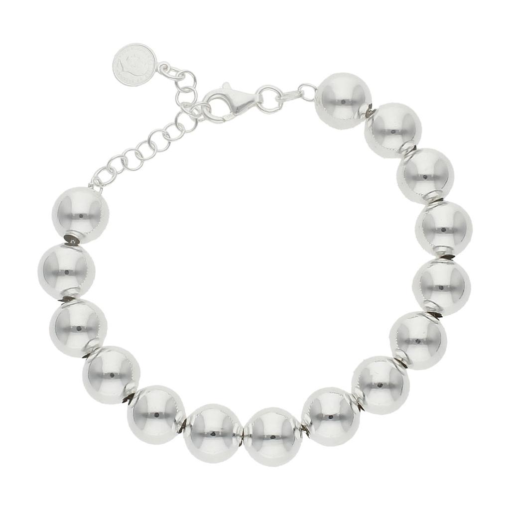 PULSERA PLATA 925MM BOLAS - 10MM