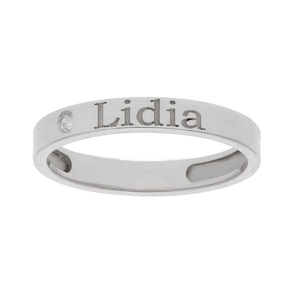 SORTIJA PLATA 925MM - 1 ANILLO PERSONALIZADO NOMBRE