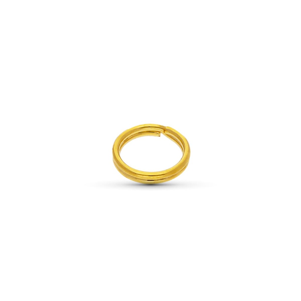 18K FORNITURA DE ORO AMARILLO DE LLAVERILLO. 7 MM