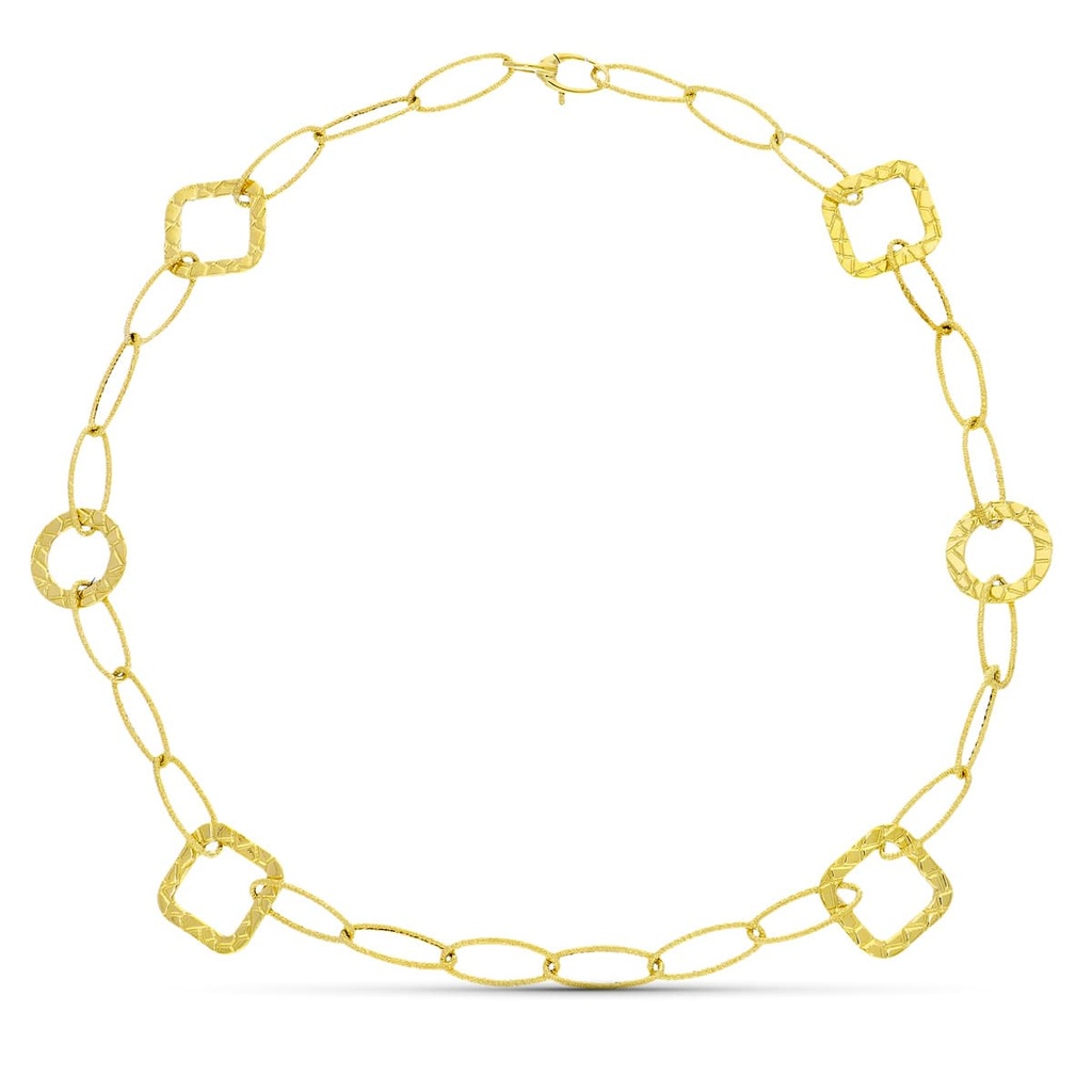 18K GARGANTILLA ORO AMARILLO ESLABONES