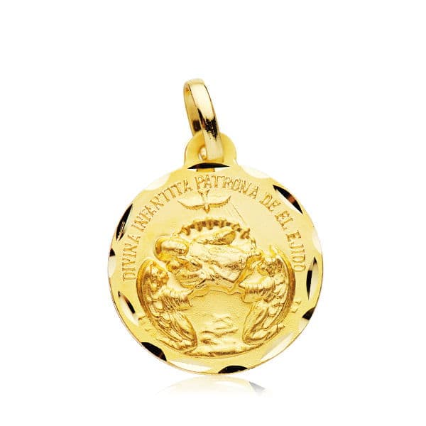 18K MEDALLA DIVINA INFANTITA 18 MM
