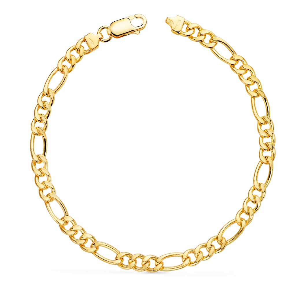 18K PULSERA ORO AMARILLO CARTIER 3X1 ANCHO: 4.75 MM LARGO: 19 CM