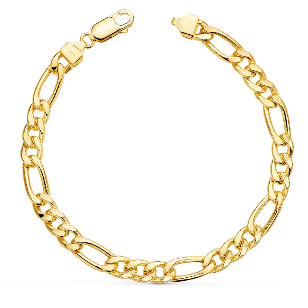 18K PULSERA ORO AMARILLO CARTIER 3X1 ANCHO: 6.5 MM LARGO: 21 CM