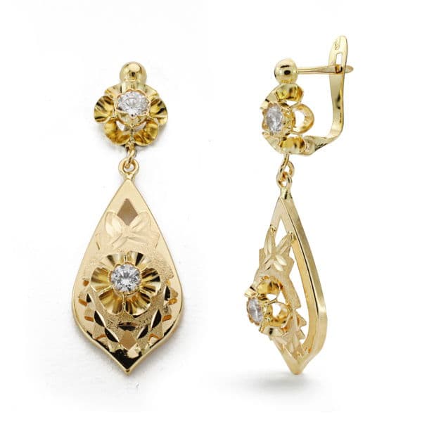 PENDS LAPIDADOS CIRCONITA 31X11 MM
