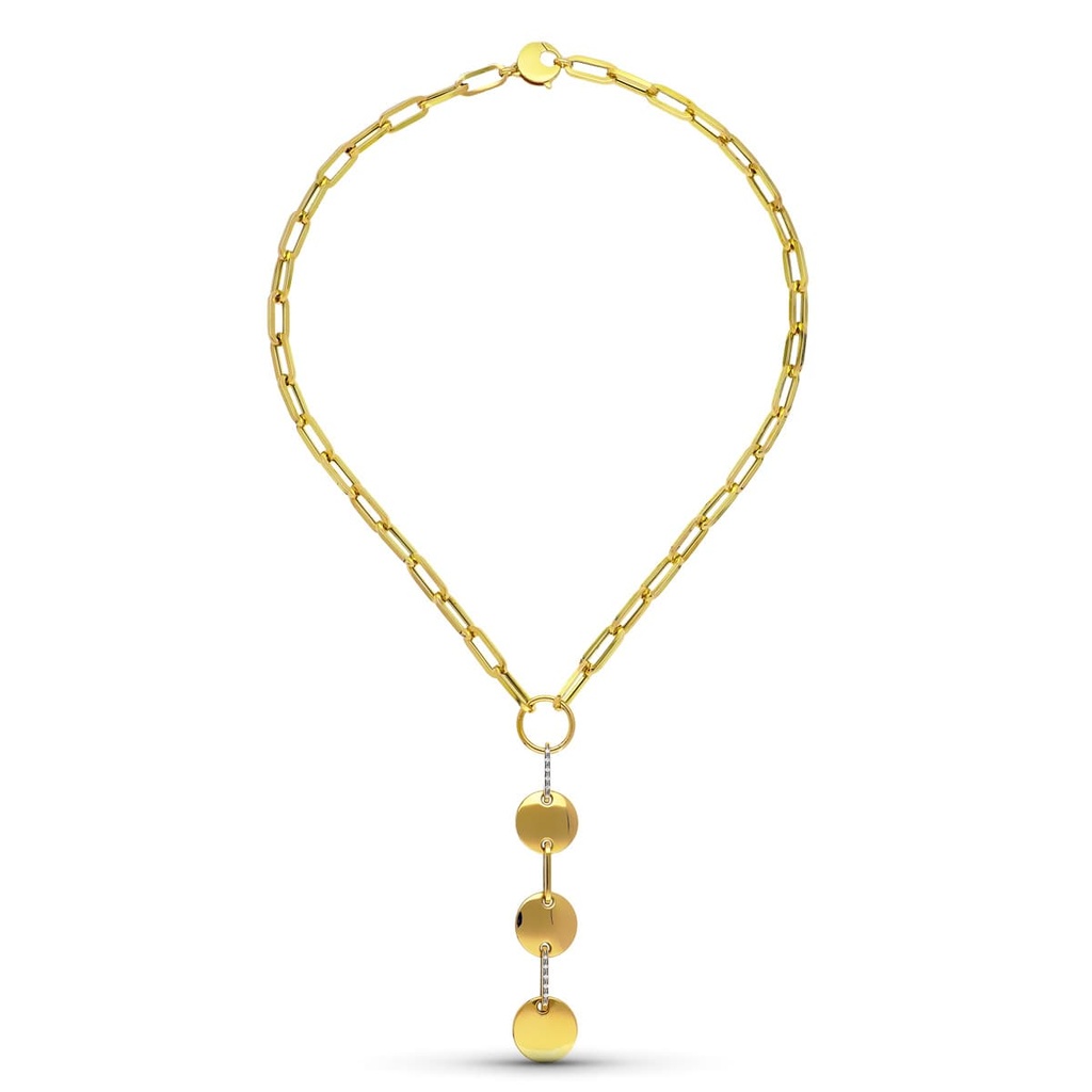 18K GARGANTILLA ORO AMARILLO ESLABONES