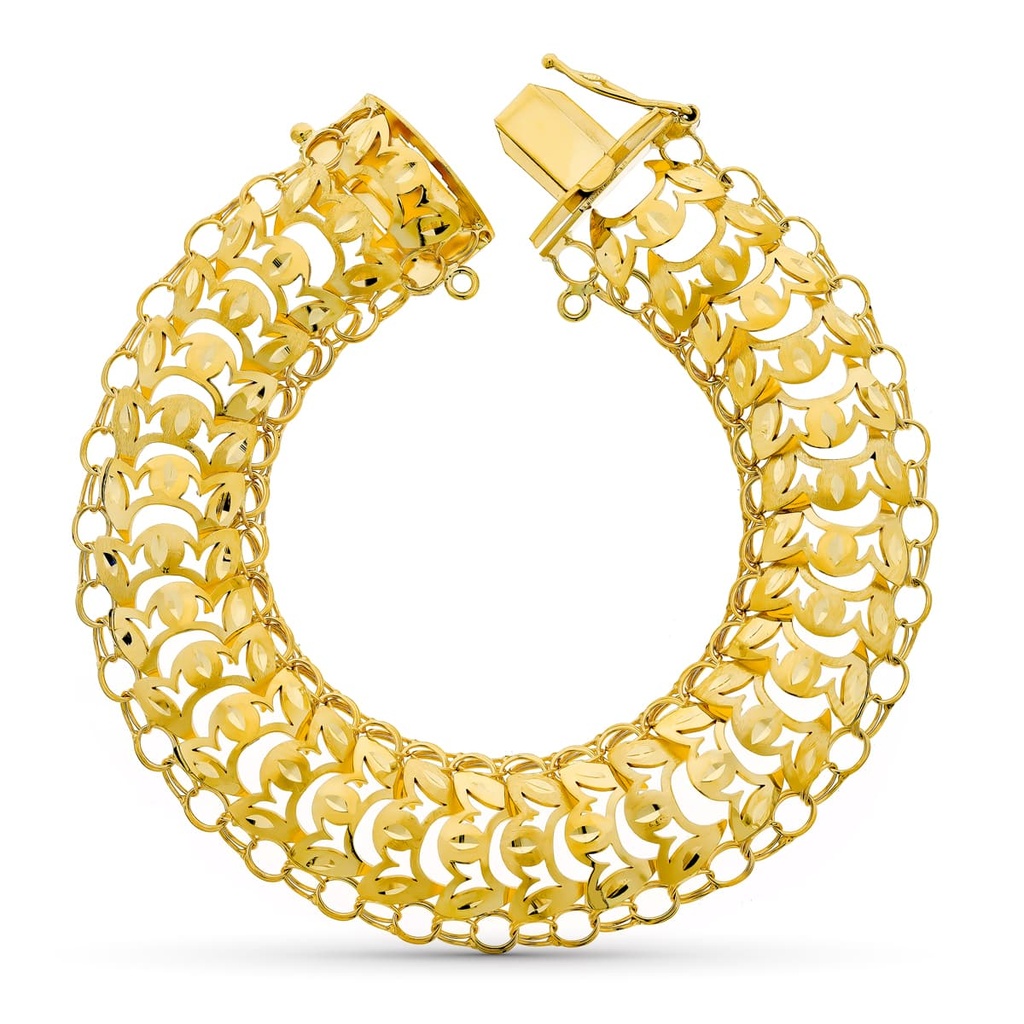 18K PULSERA ORO AMARILLO PRINCESA 16 MM