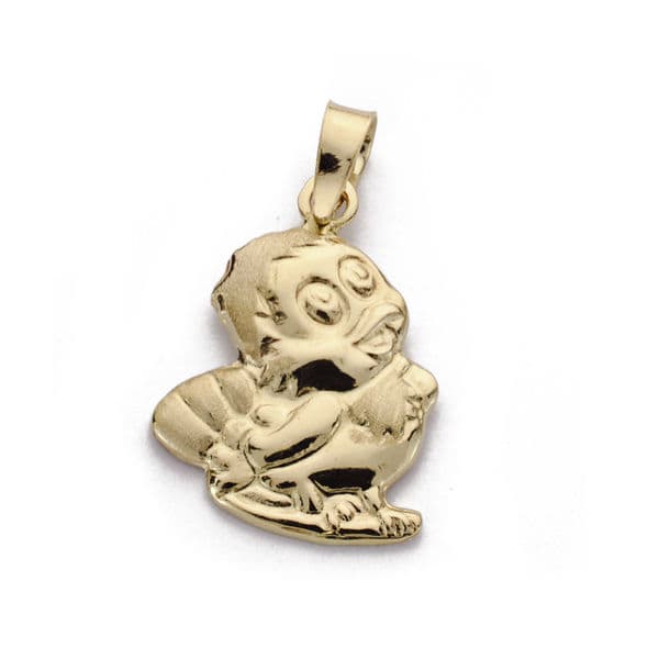 18K COLGANTE POLLITO. 19X14 MM