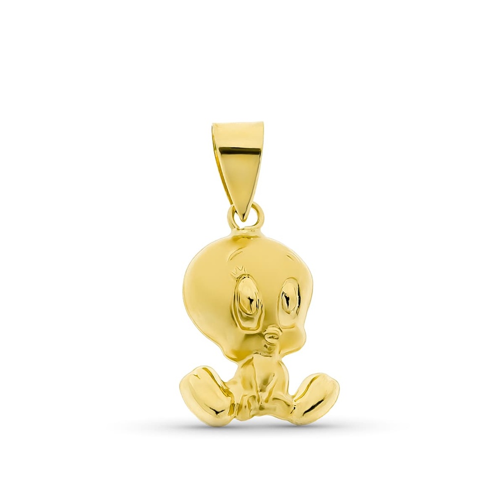 18K COLGANTE ORO AMARILLO PIOLIN GRANDE 18X12 MM