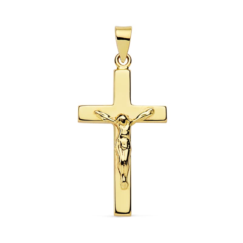 18K CRUZ CRISTO. 23X12 MM