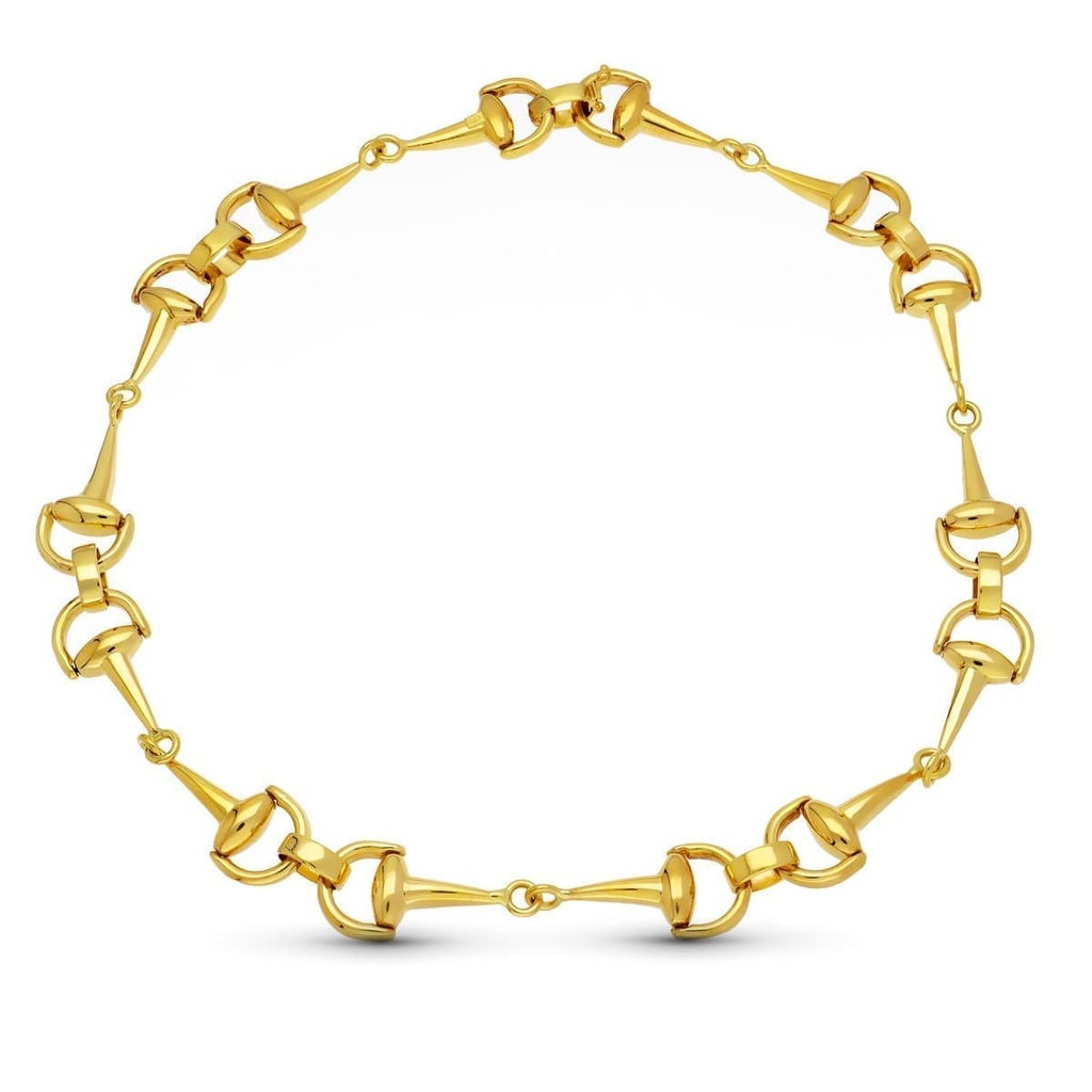 18K GARGANTILLA ORO AMARILLO ESTRIBO