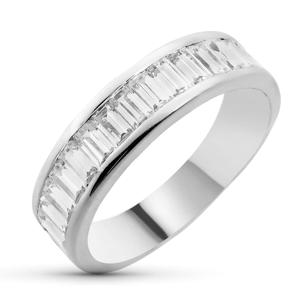 18K SORTIJA ORO BLANCO BARRITAS