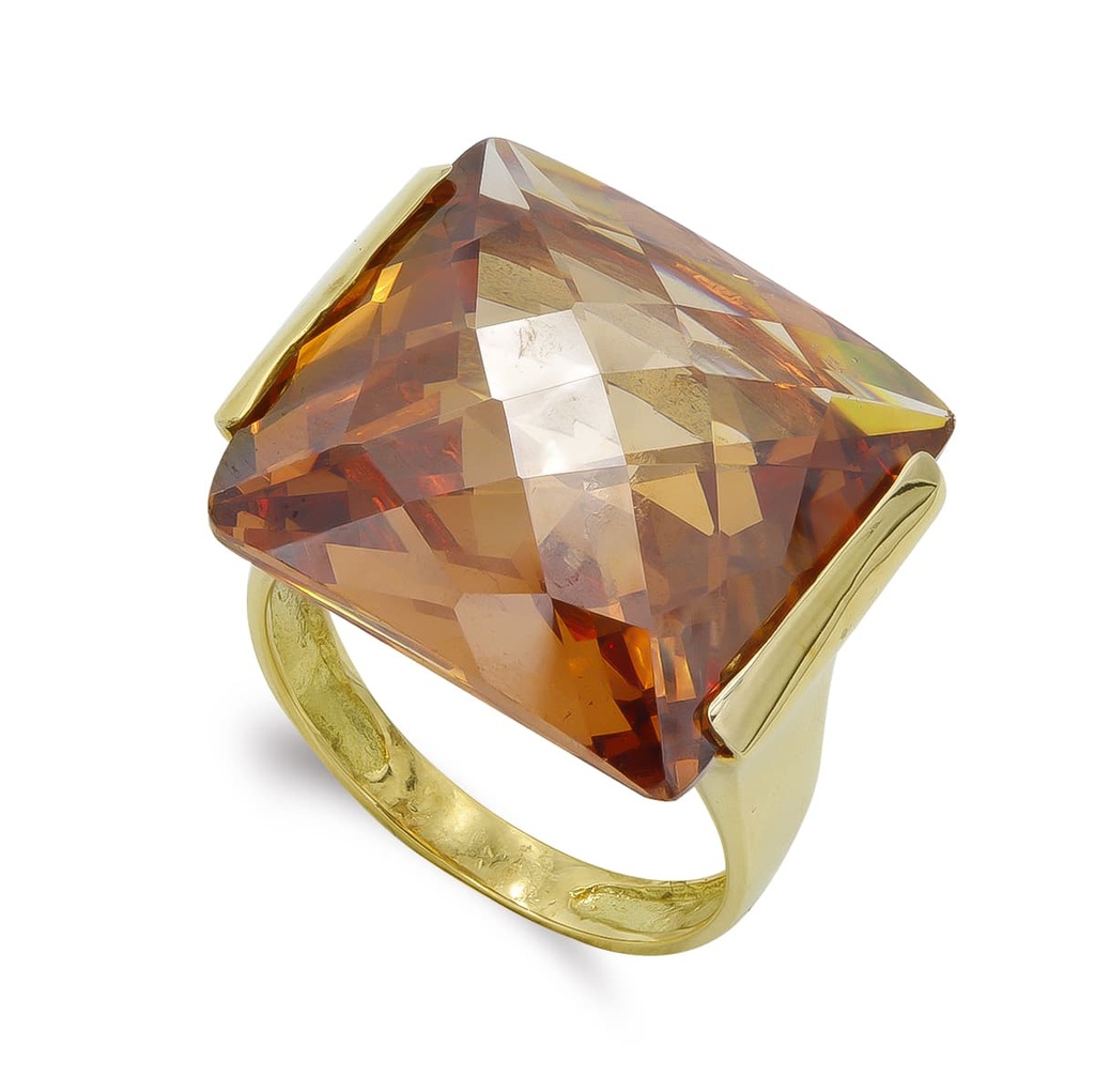 18K SORTIJA ORO AMARILLO TOPACIO
