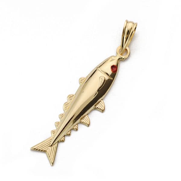 18K COLGANTE CABALLA CEUTA 30X8 MM