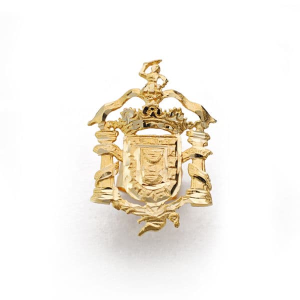 18K ESCUDO INSIGNIA MELILLA 20X14 MM