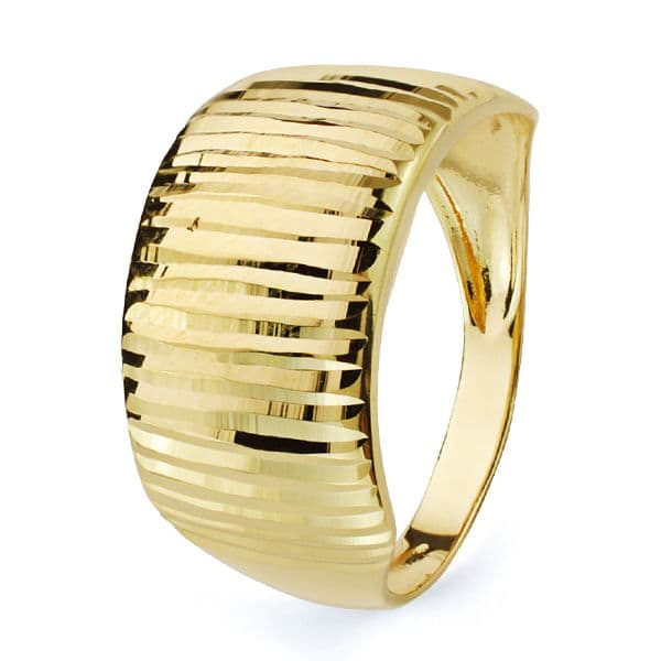 18K SORTIJA TALLADA ORO AMARILLO