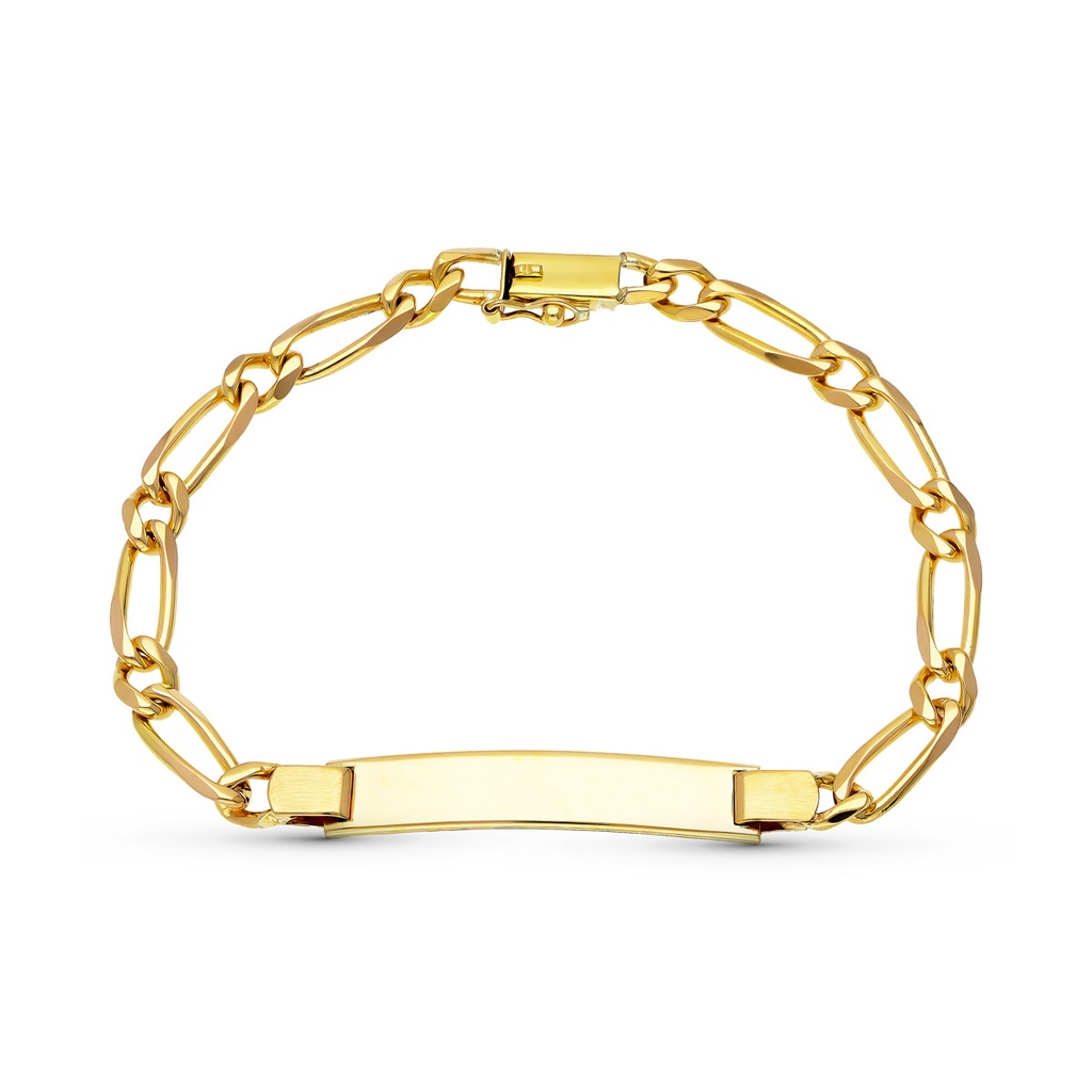 18K ESCLAVA ORO AMARILLO MACIZA 20 CM 5 MM