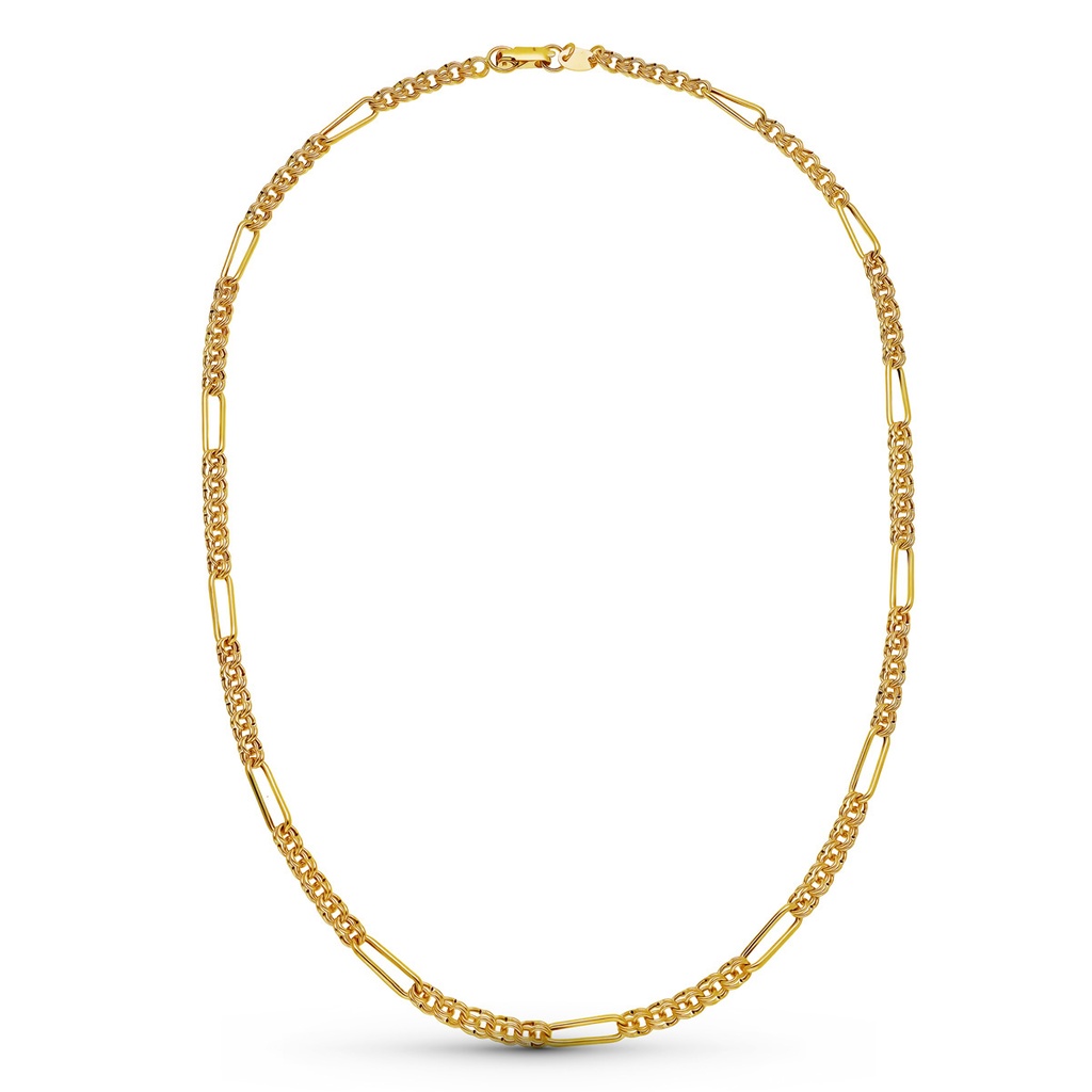 18K CADENA ORO AMARILLO HUNGARA HUECA 50 CM 4.5 MM