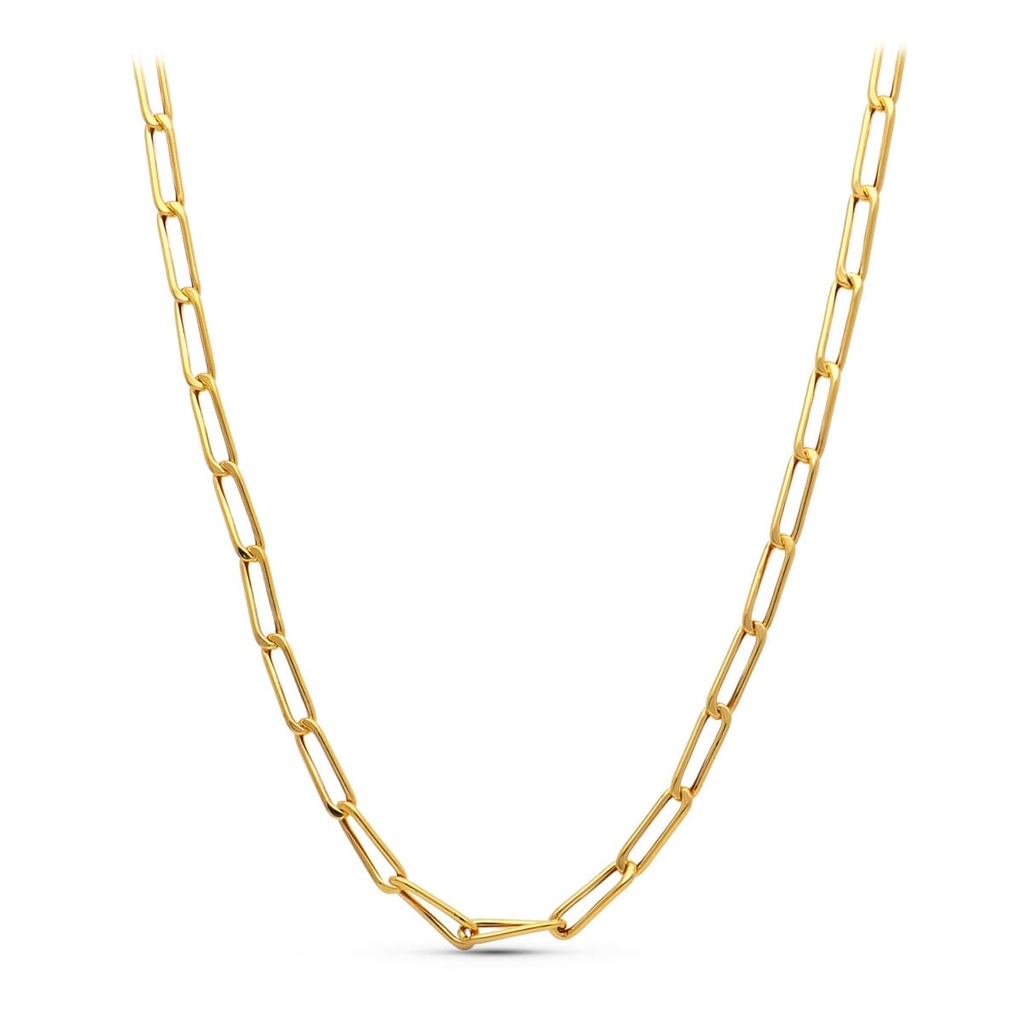 18K CADENA BILBAO 50 CM 4 MM