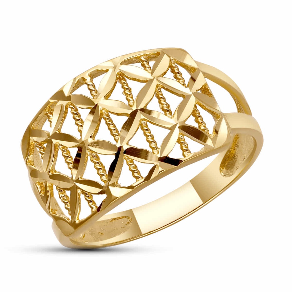 18K SORTIJA ORO AMARILLO CALADO