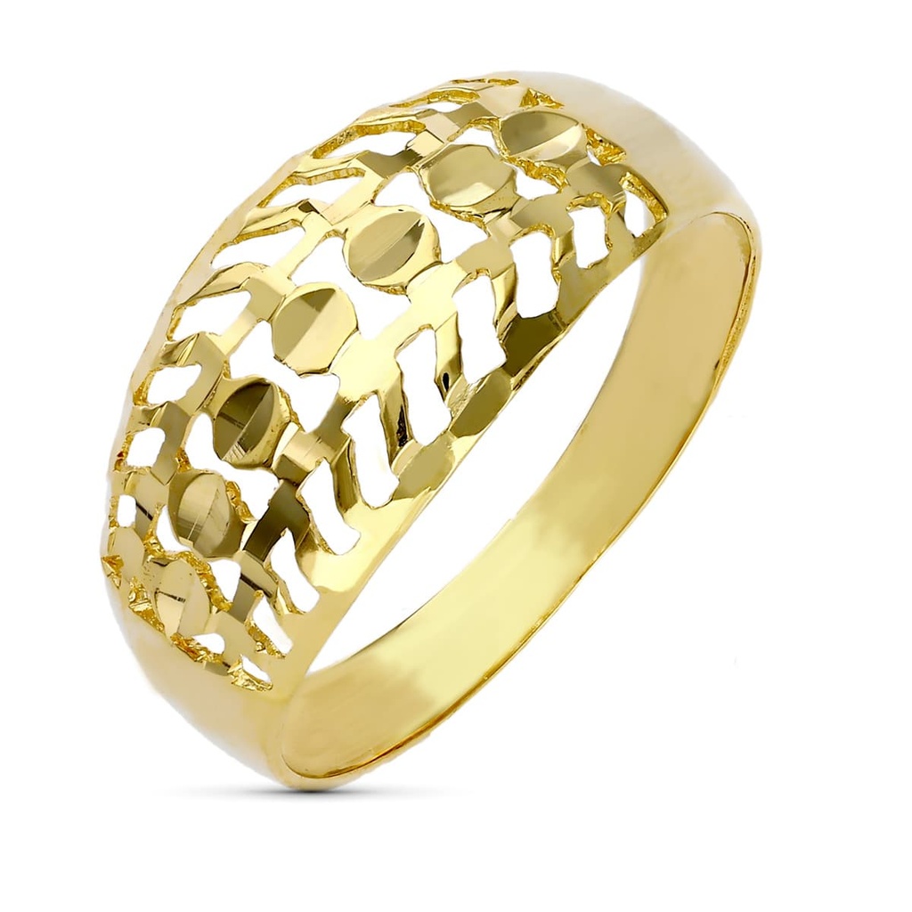 18K SORTIJA ORO AMARILLO TALLADA