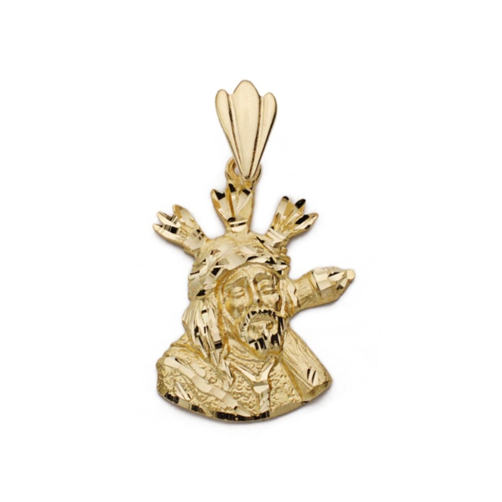 18K CRISTO DEL GRAN PODER SILUETA 27X19 MM