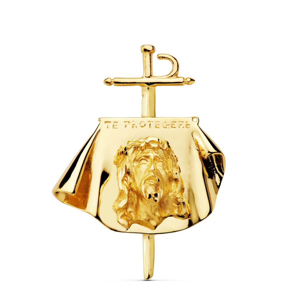 18K COLGANTE CRISTO DE TOREROS 34X25 MM