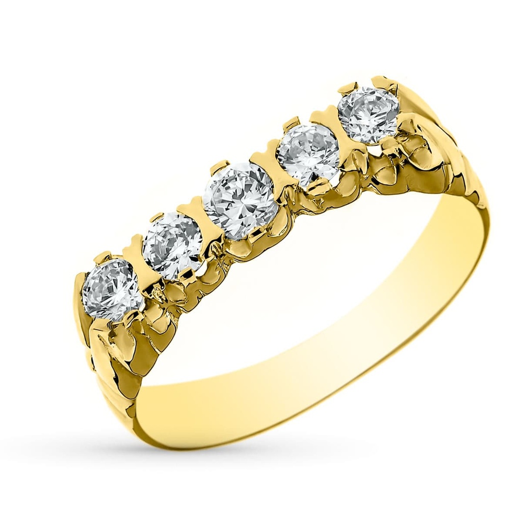 18K QUINTILLO ORO AMARILLO CABALLERO 3 MM