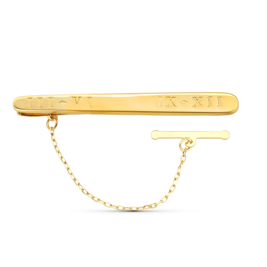 18K AGUJA ORO AMARILLO NUMEROS 54X6 MM
