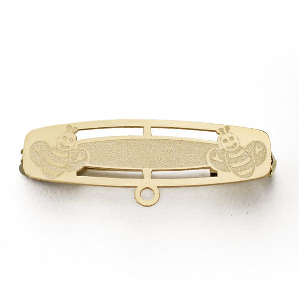18K ALFILER ABEJAS 28X8 MM