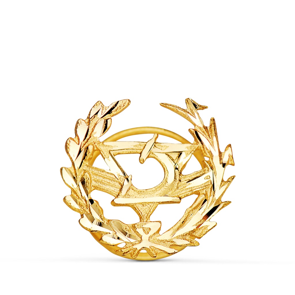 18K INSIGNIA ORO AMARILLO OPTICA. 16 X 15 MM