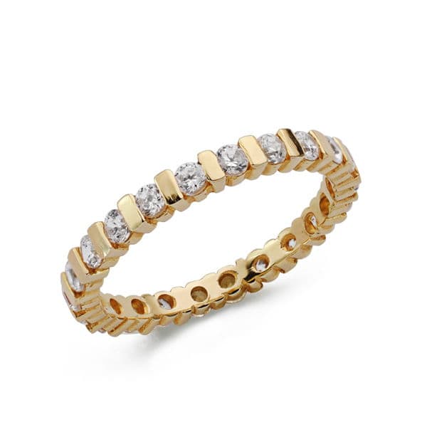 18K ALIANZA CIRCONITAS 2 MM
