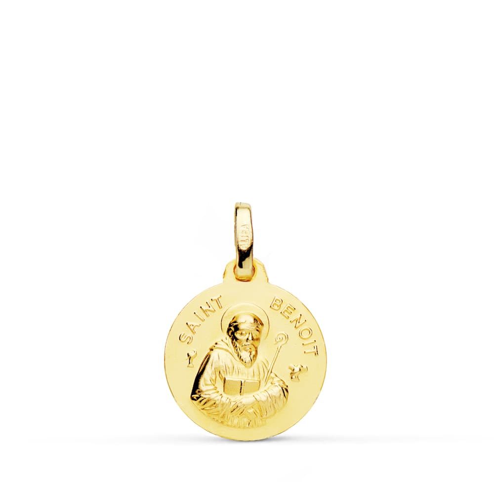 9K MEDALLA SAINT BENOIT 14 MM