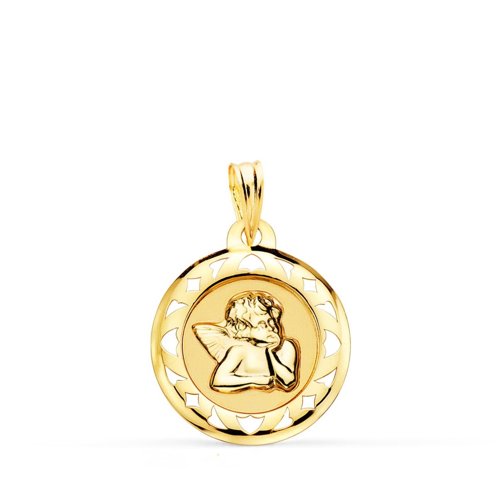 9K MEDALLA ANGEL BURLON 9K 18 MM