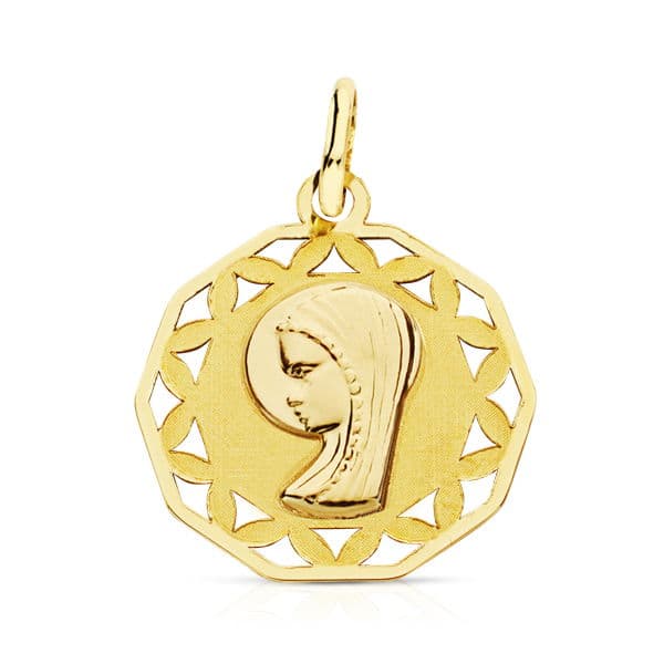 9K VIRGEN NIÑA CERCO CALADO 16 MM