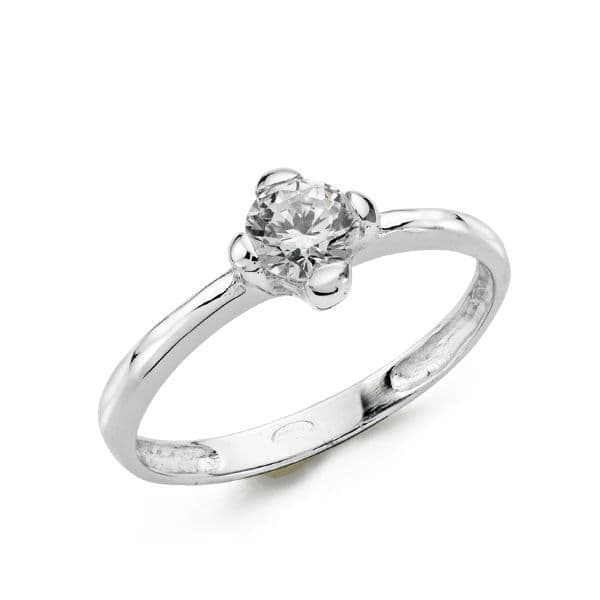 9K SOLITARIO SEÑORA CIRCONITA 5MM