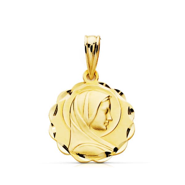 9K MEDALLA VIRGEN MARIA 9K 17 MM