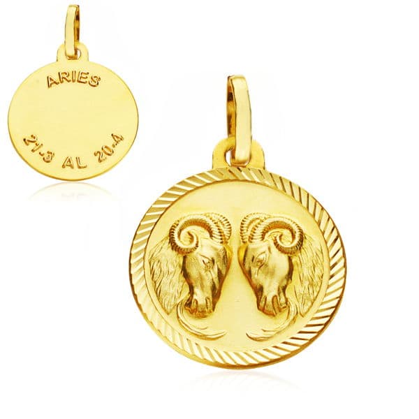 9K HOROSCOPO DISCO 16 MM ARIES