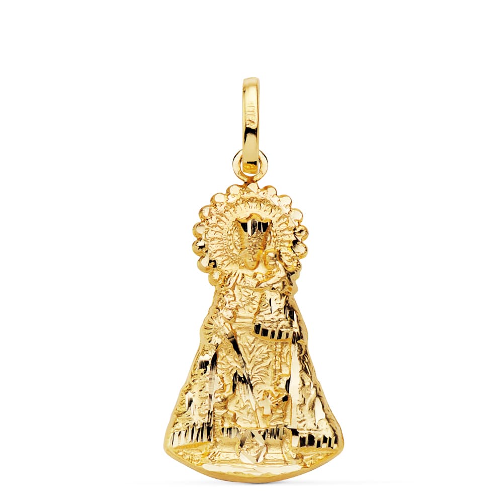 9K SILUETA VIRGEN DE LOS DESAMPARADOS 26X15 MM