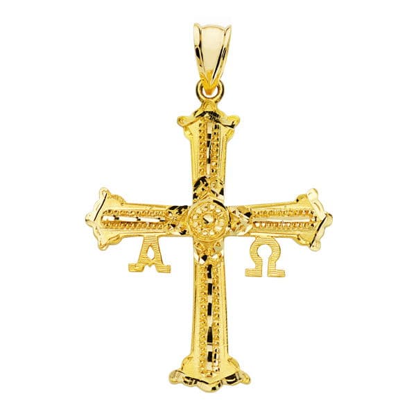 18K CRUZ DE COVADONGA 39X30 MM