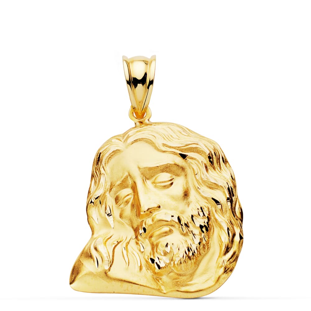 18K CABEZA DE CRISTO 26X21 MM