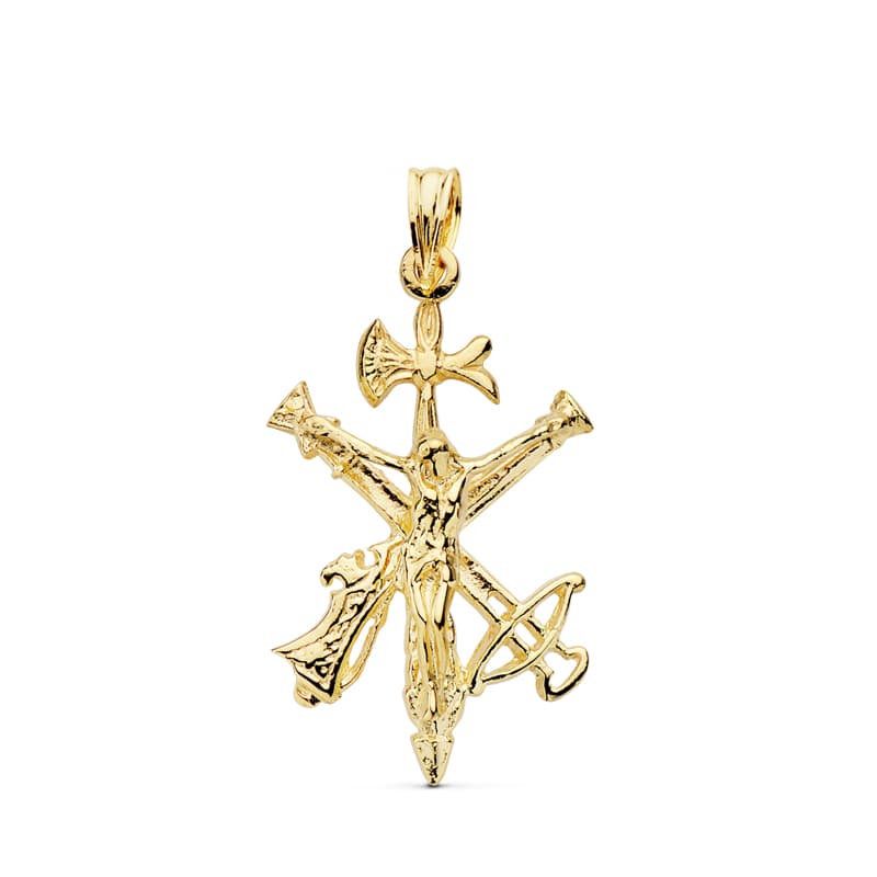 18K CRISTO LEGION 29X18 MM 2.60 GR