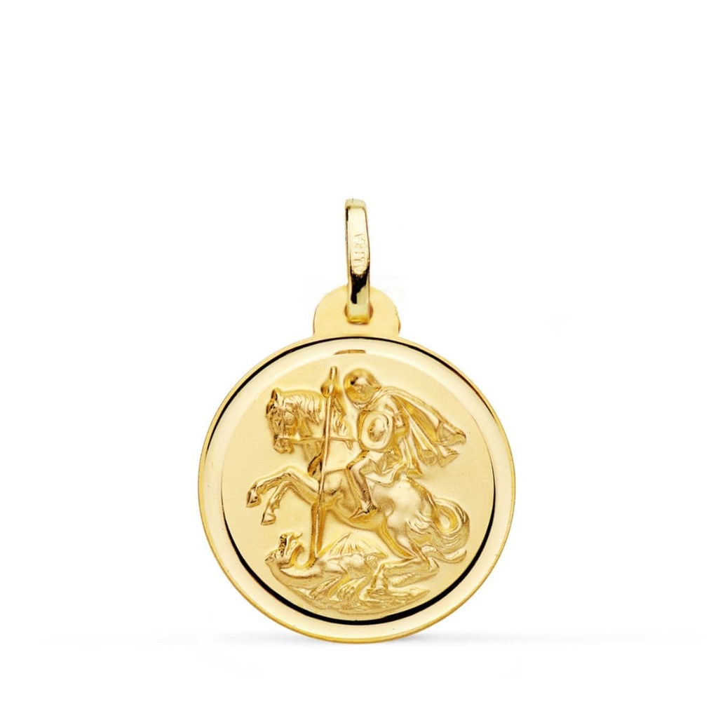 18K MEDALLA SAN JORGE BISEL 20 MM