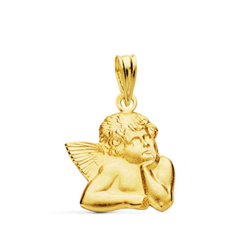 18K ANGEL BURLON SILUETA PEQUEÑO 14 MM