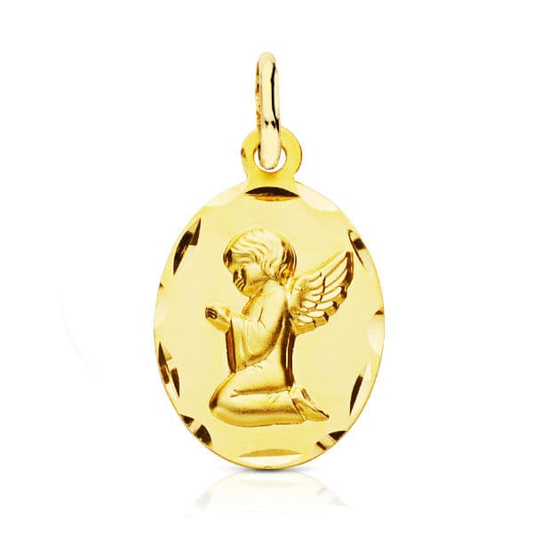18K MEDALLA ANGEL 19X12 MM