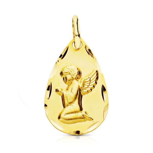 18K MEDALLA ANGEL 19X11 MM