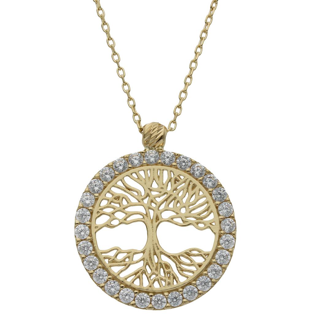 GARGANTILLA ORO 18KL ARBOL DE LA VIDA - 16MM